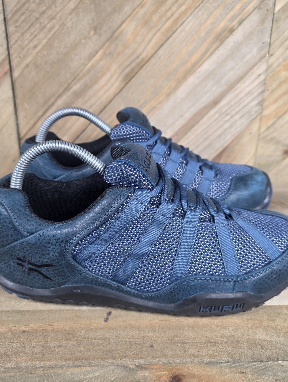 Kuru Chicane Womens Athletic Orthopedic Hiking Sneakers Size 8.5 Wide Blue